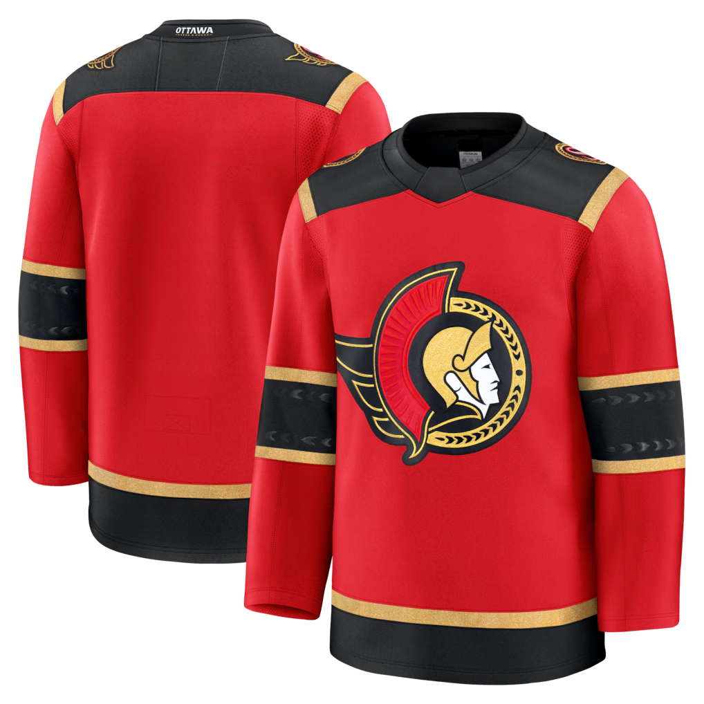 Crovyle O.Senators Red Alternate Premium Jerseys