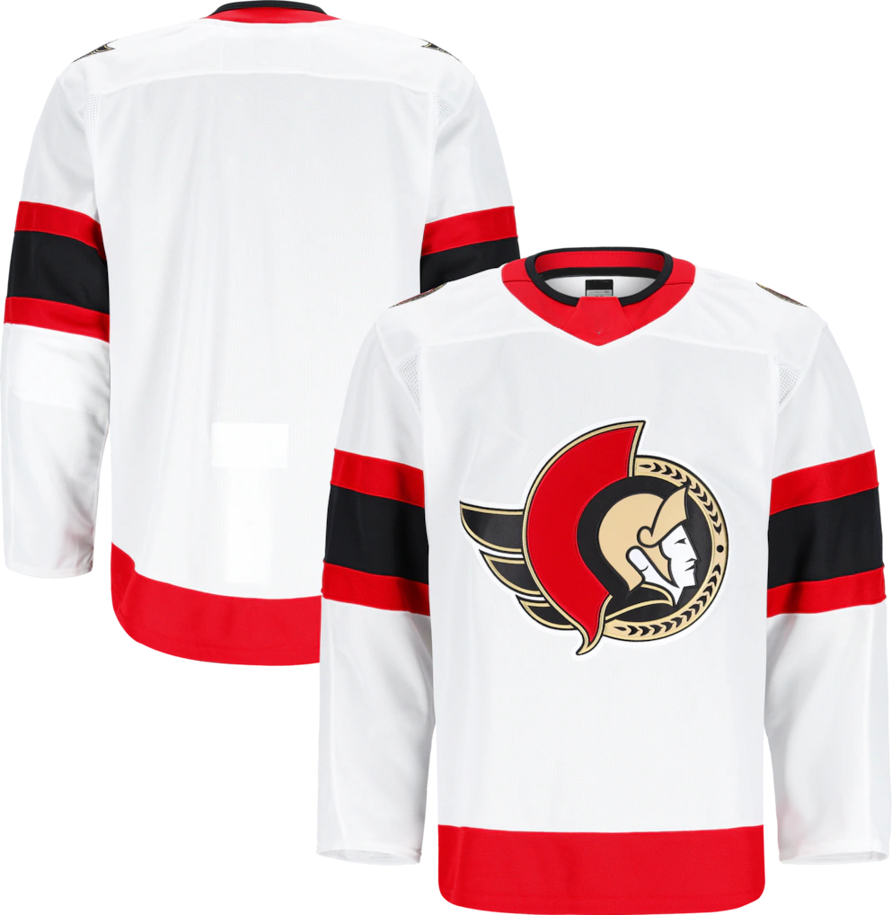 Crovyle O.Senators White Away Authentic Pro Jerseys