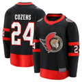 Crovyle O.Senators #24 Dylan Cozens Black Home Breakaway Jerseys