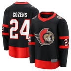 Crovyle O.Senators #24 Dylan Cozens Black Home Breakaway Jerseys