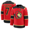 Crovyle O.Senators #7 Brady Tkachuk Red Alternate Premium Jerseys