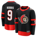 Crovyle O.Senators #9 Josh Norris Black Home Breakaway Jerseys