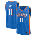 Crovyle OC.Thunder #11 Isaiah Joe Blue Fast Break Replica Player Stitched Jerseys- Icon Edition