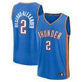 Crovyle OC.Thunder #2 Shai Gilgeous-Alexander Blue Big & Tall Fast Break Stitched Jerseys- Icon Edition