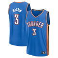 Crovyle OC.Thunder #3 Jared McCain Blue Fast Break Replica Stitched Jerseys - Icon Edition
