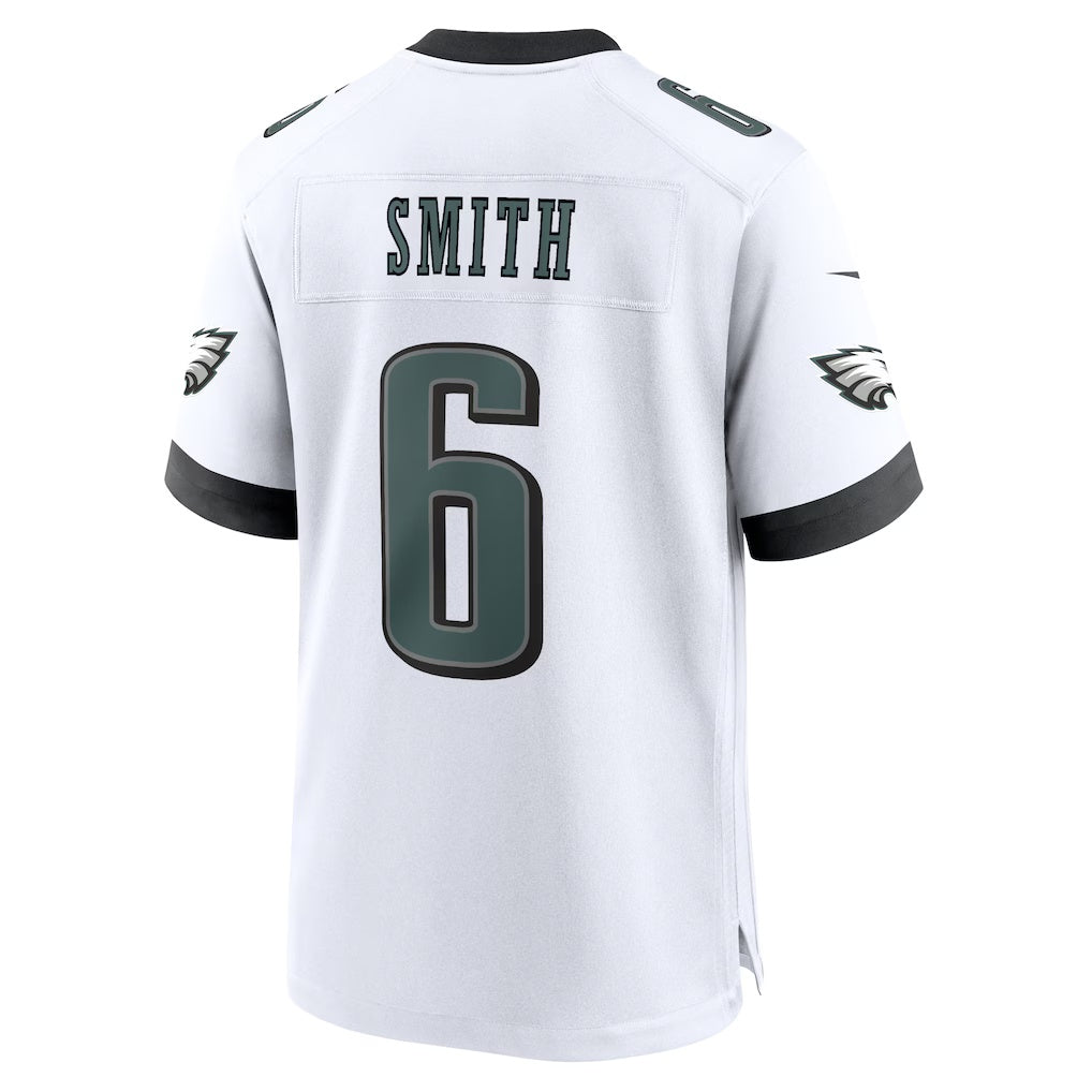 Crovyle P.Eagles #6 DeVonta Smith White White Game Stitched Jerseys