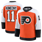 Crovyle P.Flyers #11 Travis Konecny Burnt Orange Home Premium Jerseys