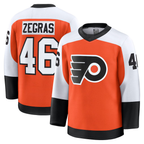 Crovyle P.Flyers #46 Trevor Zegras Orange Home Breakaway Jerseys