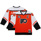 Crovyle P.Flyers #88 Eric Lindros Mitchell & Ness Orange Big & Tall 1996?97 Blue Line 2.0 Jerseys