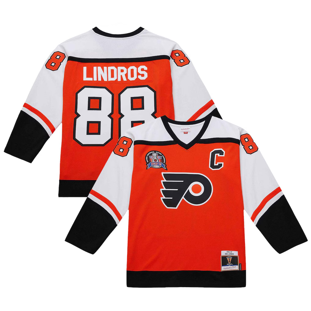 Crovyle P.Flyers #88 Eric Lindros Orange 1996?97 Power Play Jerseys
