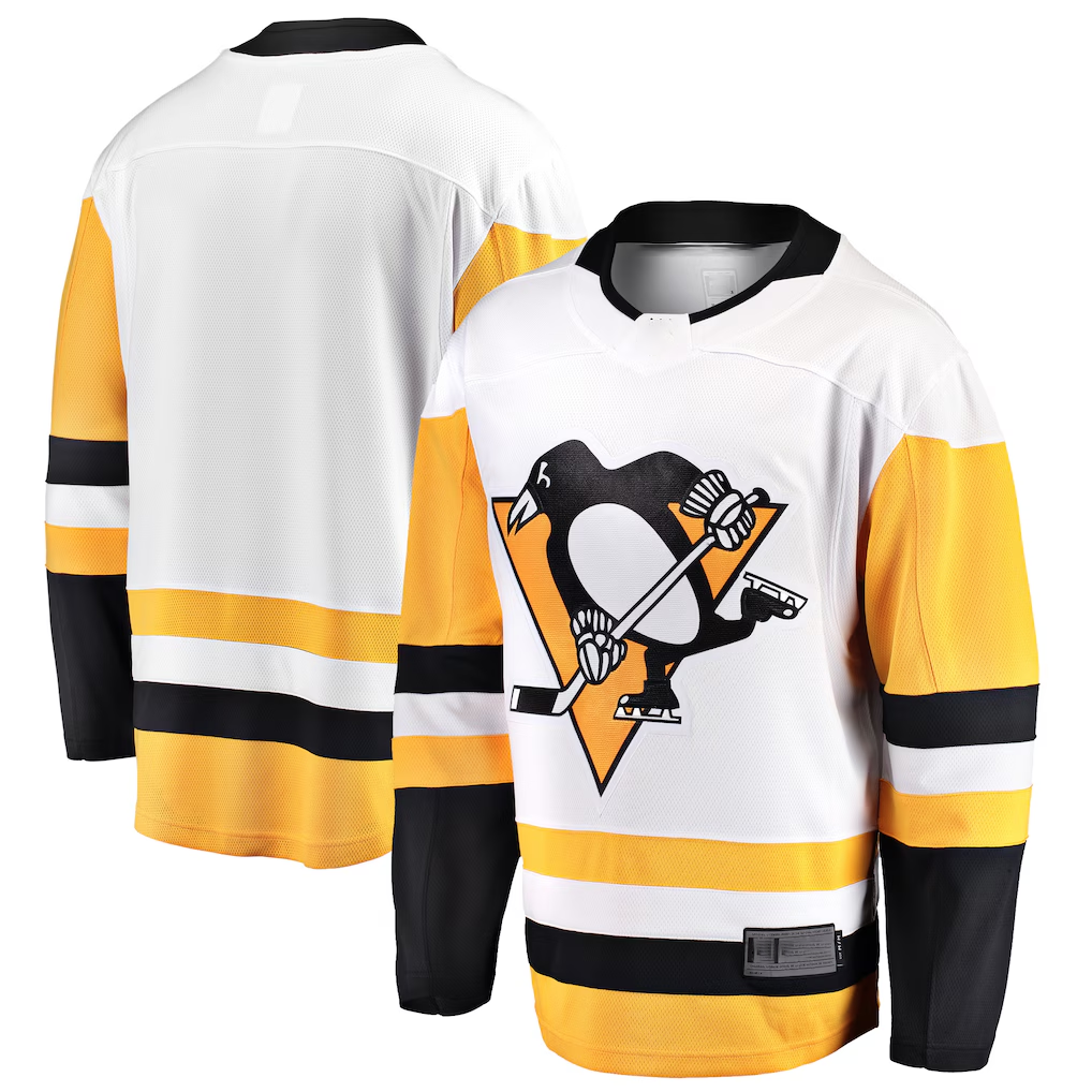 Crovyle P.Penguins White Away Breakaway Jerseys