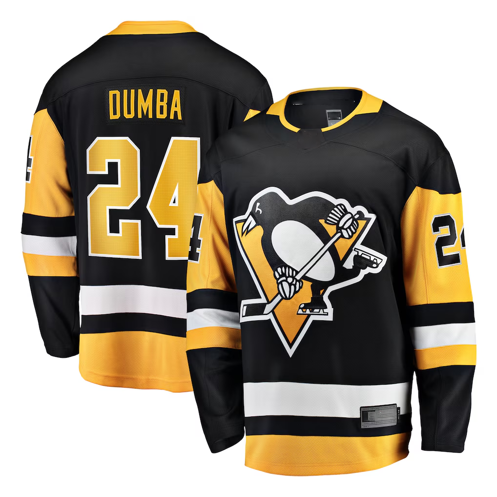 Crovyle P.Penguins #24 Matt Dumba Black Home Breakaway Jerseys