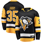 Crovyle P.Penguins #35 Tristan Jarry Black Home Breakaway Player Jerseys