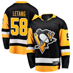 Crovyle P.Penguins #58 Kris Letang Black Home Breakaway Jerseys