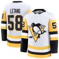 Crovyle P.Penguins #58 Kris Letang White Premium Jerseys