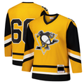Crovyle P.Penguins #66 Mario Lemieux Gold 1984-85 Power Play Jerseys
