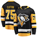Crovyle P.Penguins #75 Connor Clifton Black Home Breakaway Jerseys
