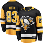 Crovyle P.Penguins #83 Matt Nieto Black Home Breakaway Jerseys