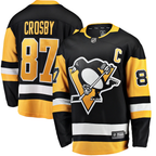 Crovyle P.Penguins #87 Sidney Crosby Black Captain Patch Home Breakaway Jerseys