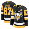 Crovyle P.Penguins #87 Sidney Crosby Black Home Premium Jerseys