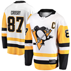 Crovyle P.Penguins #87 Sidney Crosby White Breakaway Jerseys