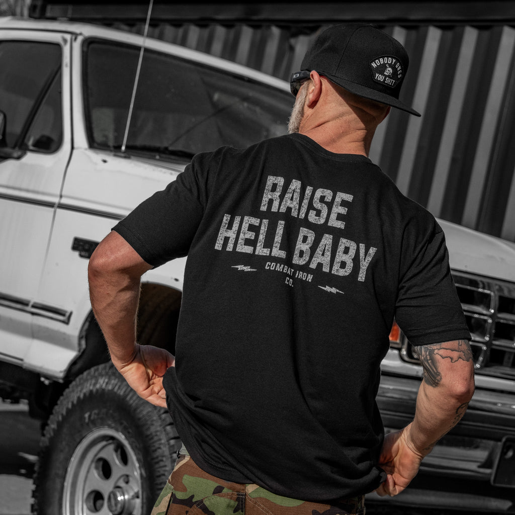 Crovyie cheap jerseys Ordering Raise Hell Baby Men's T-Shirt