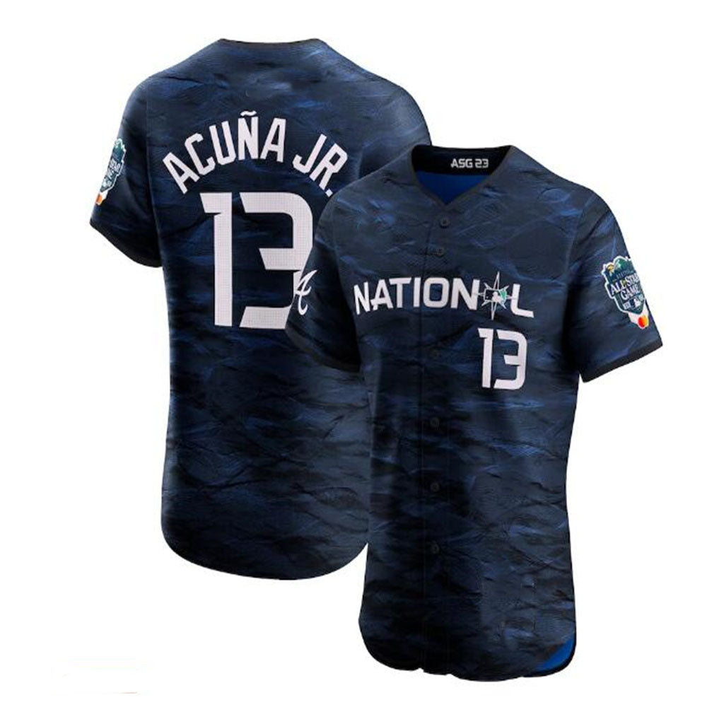 Crovyle A.Braves #13 Ronald Acuna Jr. National League 2023 All-Star Game Vapor Premier Elite Player Jersey - Royal Personalized Jerseys