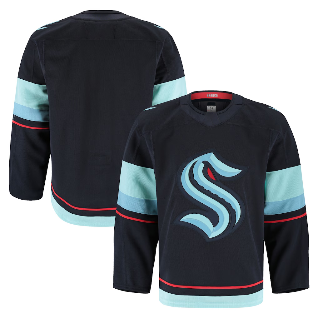 Crovyle S.Kraken Deep Sea Blue Home Authentic Pro Jerseys
