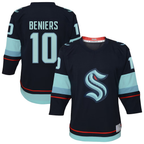 Crovyle S.Kraken #10 Matty Beniers Navy Alternate Replica Player Jerseys