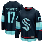 Crovyle S.Kraken #17 Jaden Schwartz Navy Home Breakaway Player Jerseys