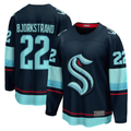 Crovyle S.Kraken #22 Oliver Bjorkstrand Deep Sea Blue Home Breakaway Player Jerseys