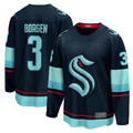 Crovyle S.Kraken #3 Will Borgen Deep Sea Blue Home Breakaway Player Jerseys