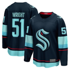 Crovyle S.Kraken #51 Shane Wright Deep Sea Blue Home Breakaway Player Jerseys