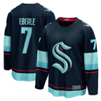 Crovyle S.Kraken #7 Jordan Eberle Navy Home Breakaway Player Jerseys