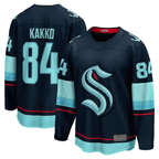 Crovyle S.Kraken #84 Kaapo Kakko Deep Sea Blue Home Breakaway Player Jerseys