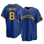 Crovyle S.Mariners #8 Dominic Canzone Player Royal City Connect Home Game Stitched Jerseys