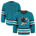 Crovyle S.Jose Sharks Teal Home Authentic Pro Jerseys