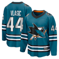 Crovyle S.Jose Sharks #44 Marc-Edouard Vlasic Teal Home Breakaway Player Jerseys