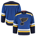 Crovyle St.L.Blues Blue Home Authentic Pro Jerseys