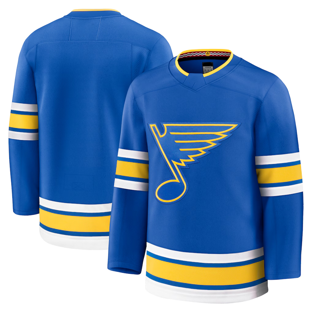 Crovyle St.L.Blues Blue Home Premium Jerseys