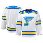 Crovyle St.L.Blues White Away Authentic Pro Jerseys