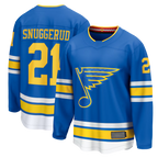 Crovyle St.L.Blues #21 Blues Jimmy Snuggerud Blue Home Breakaway Jerseys
