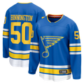 Crovyle St.L.Blues #50 Jordan Binnington Blue Home Breakaway Jerseys