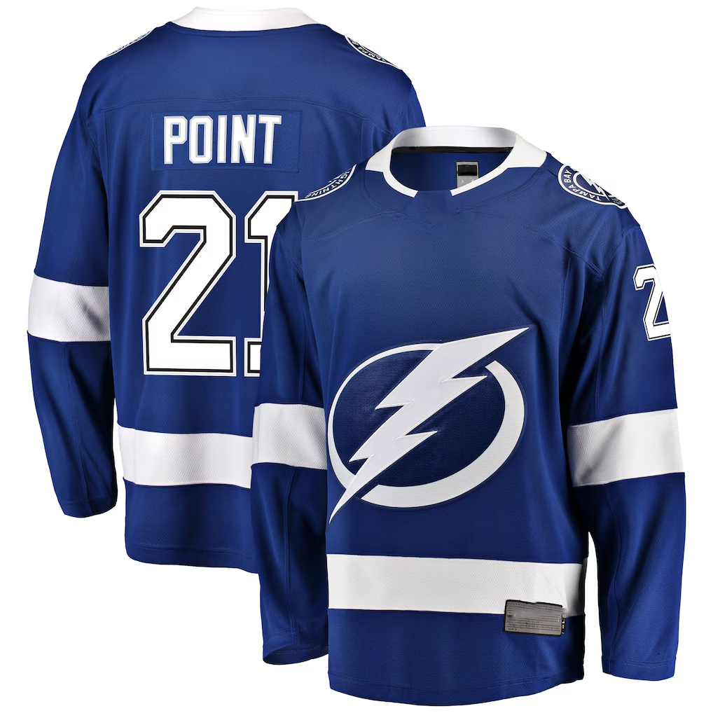 Crovyle TB.Lightning #21 Brayden Point Blue Breakaway Jerseys
