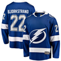 Crovyle TB.Lightning #22 Oliver Bjorkstrand Blue Home Breakaway Jerseys