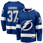 Crovyle TB.Lightning #37 Yanni Gourde Blue Home Breakaway Jerseys