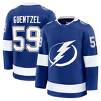 Crovyle TB.Lightning #59 Jake Guentzel Blue Home Premium Jerseys