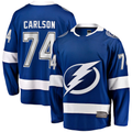Crovyle TB.Lightning #74 John Carlson Blue Home Breakaway Jerseys