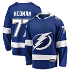 Crovyle TB.Lightning #77 Victor Hedman Blue Home Breakaway Jerseys