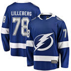 Crovyle TB.Lightning #78 Emil Lilleberg Blue Home Premier Breakaway Player Jerseys